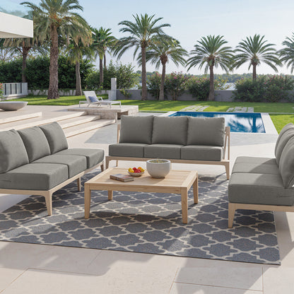 Pop 24*24*6" Outdoor Replacement Cushions Classic Grey