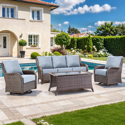 Pop 22*24*6" Outdoor Replacement Cushions Classic Baby Blue