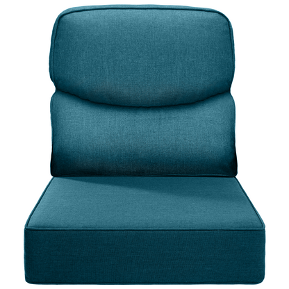 Pop 22*24*6" Outdoor Replacement Cushions Smile Peacock Blue