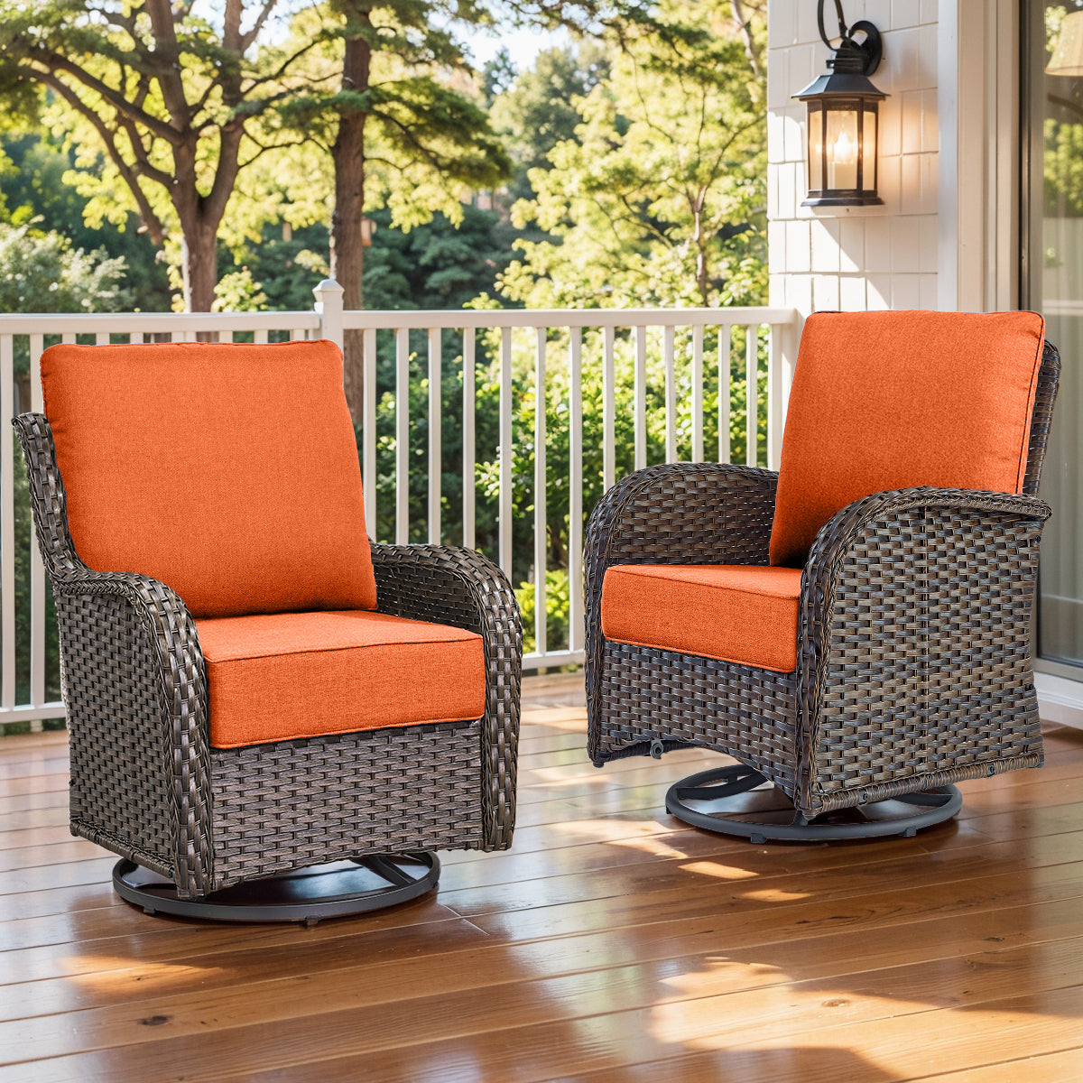 Pop 22*24*6" Outdoor Replacement Cushions Classic Orange