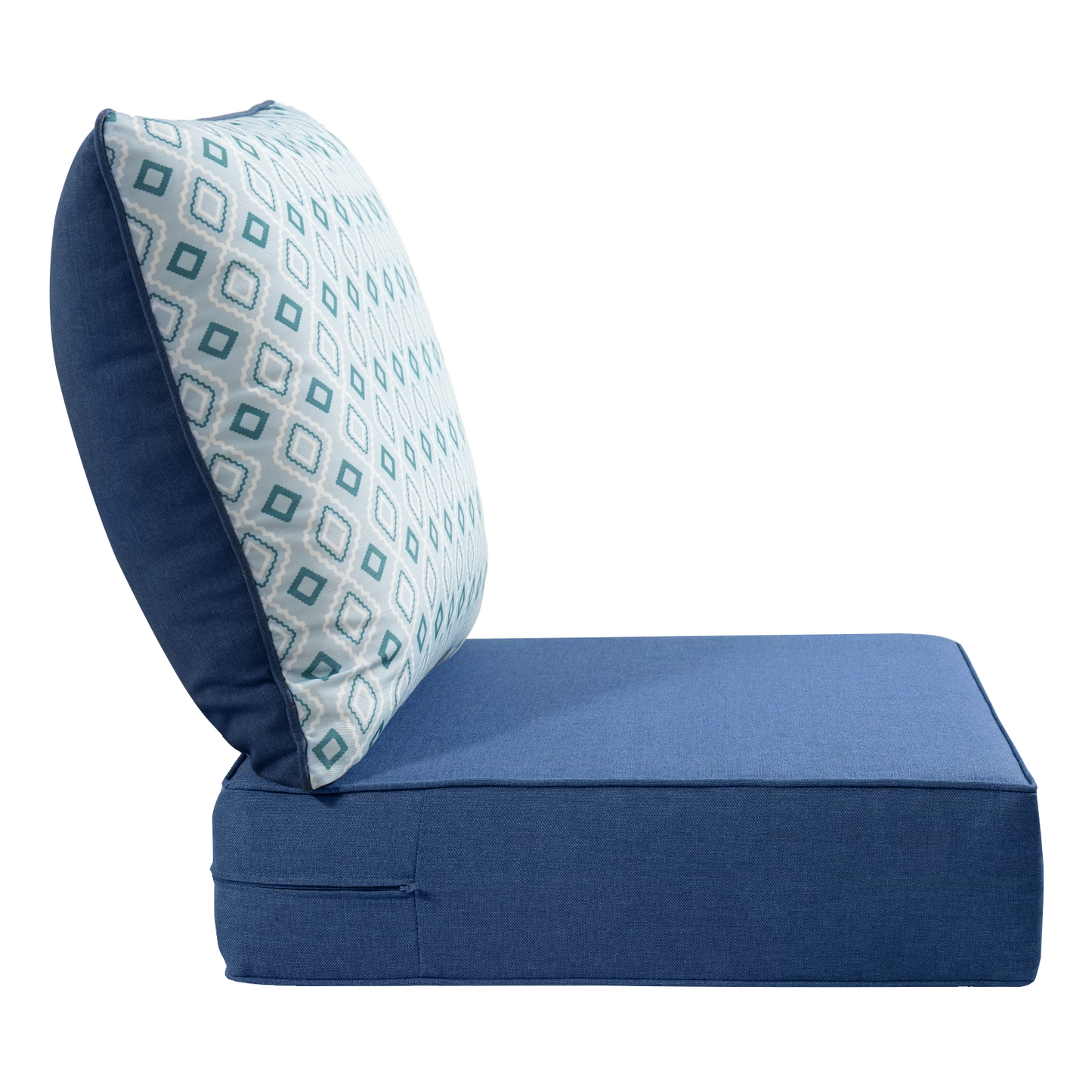 Pop 24*24*6" Outdoor Replacement Cushions Classic Blue Diamond