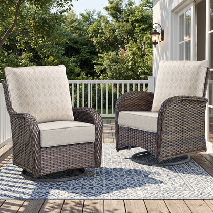 Pop 22*24*6" Outdoor Replacement Cushions Classic Beige Diamond