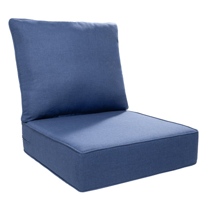Pop 22*24*6" Outdoor Replacement Cushions Classic Blue