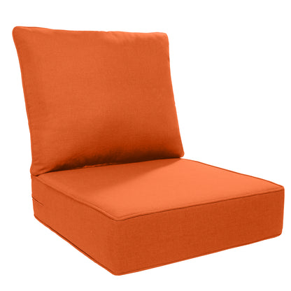 Pop 24*24*6" Outdoor Replacement Cushions Classic Orange
