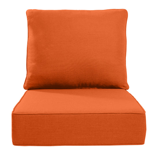 Pop 24*24*6" Outdoor Replacement Cushions Classic Orange