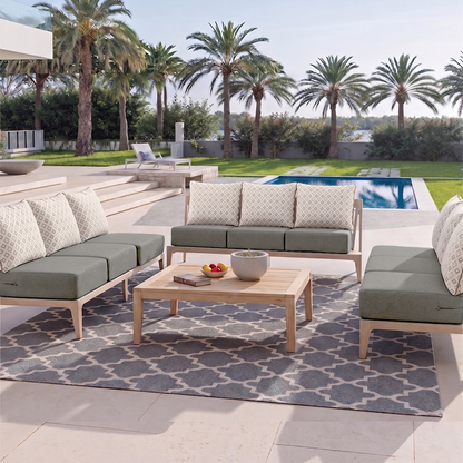 Pop 24*24*6" Outdoor Replacement Cushions Classic Grey Diamond