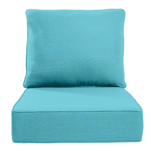 Pop 22*24*6" Outdoor Replacement Cushions Classic Turquoise