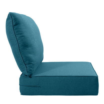 Pop 24*24*6" Outdoor Replacement Cushions Classic Peacock Blue