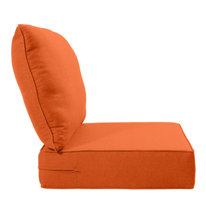 Pop 24*24*6" Outdoor Replacement Cushions Classic Orange