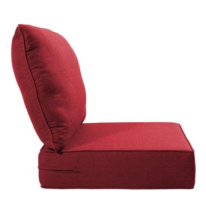 Pop 22*24*6" Outdoor Replacement Cushions Classic Red