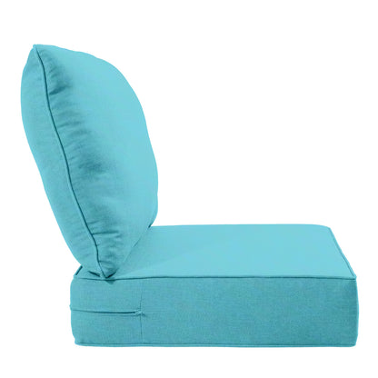 Pop 22*24*6" Outdoor Replacement Cushions Classic Turquoise