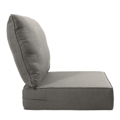 Pop 22*24*6" Outdoor Replacement Cushions Classic Grey