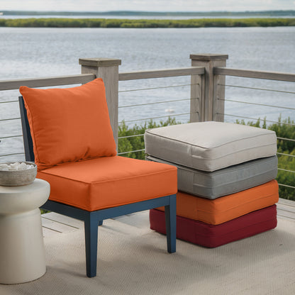 Pop 24*24*6" Outdoor Replacement Cushions Classic Orange