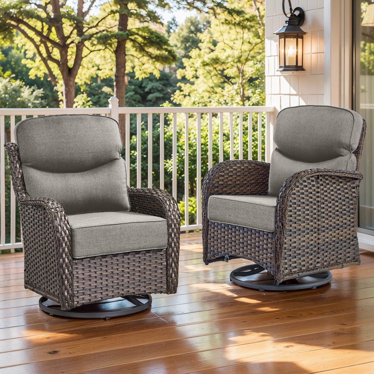 Pop 22*24*6" Outdoor Replacement Cushions Smile Grey