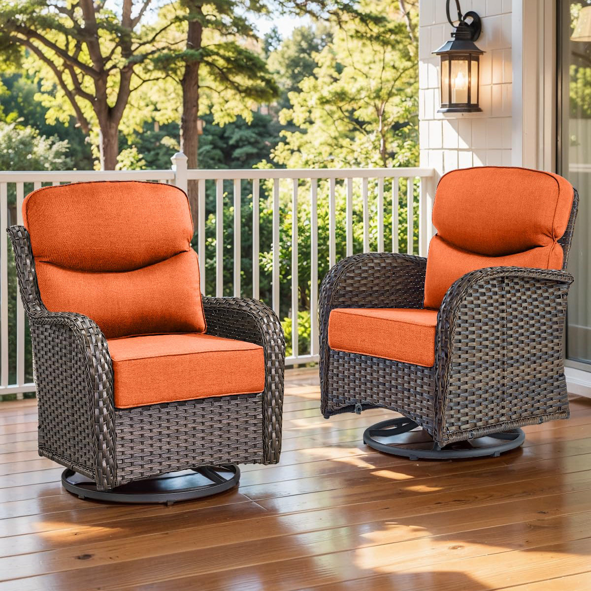 Pop 22*24*6" Outdoor Replacement Cushions Smile Orange