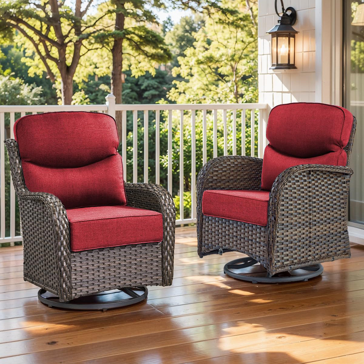 Pop 22*24*6" Outdoor Replacement Cushions Smile Red
