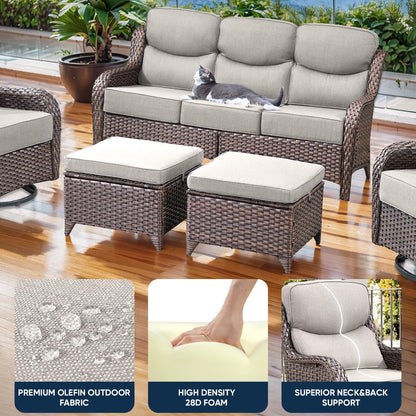 Pop 22*24*6" Outdoor Replacement Cushions Smile Beige