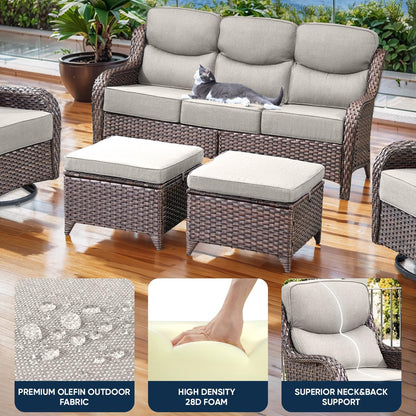 Pop 24*24*6" Outdoor Replacement Cushions Smile Beige