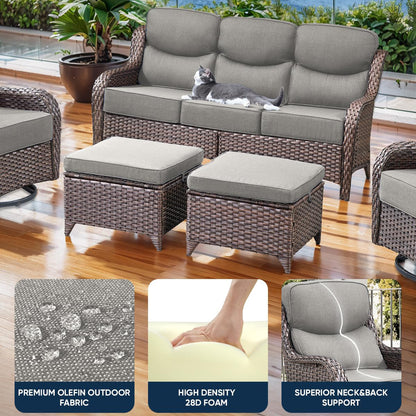 Pop 22*24*6" Outdoor Replacement Cushions Smile Grey