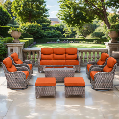 Pop 24*24*6" Outdoor Replacement Cushions Smile Orange