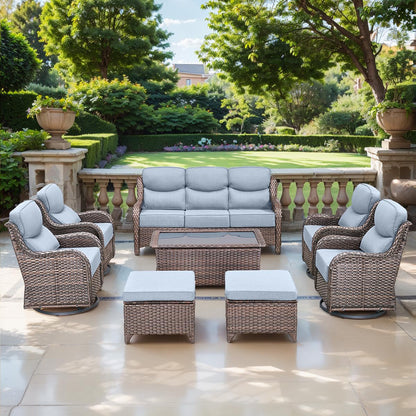 Pop 24*24*6" Outdoor Replacement Cushions Smile Baby Blue